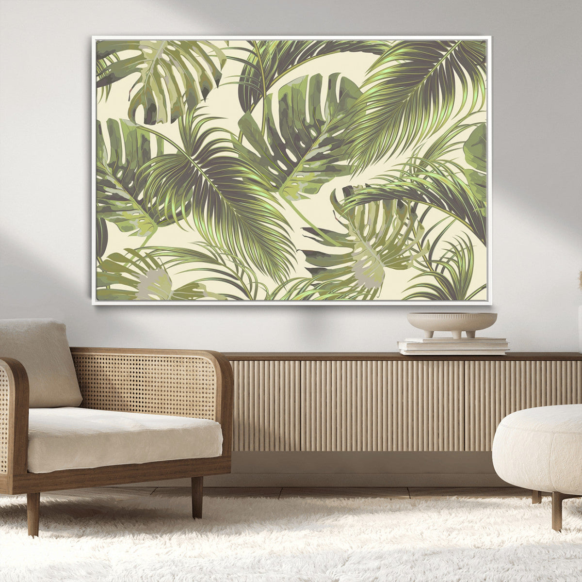 Palm Leaves Canvas Print