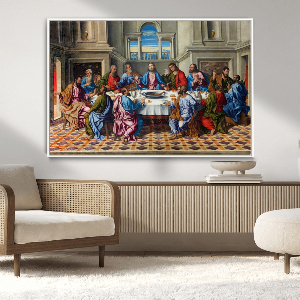 The Last Supper Multi Panel Canvas Wall Art