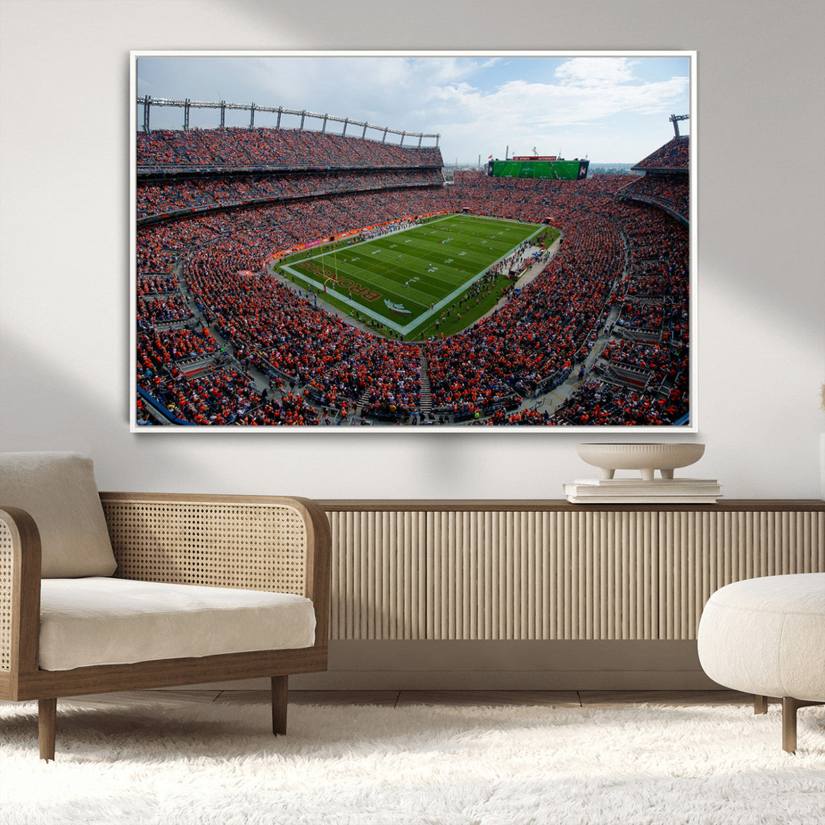 Denver Broncos Football Team Print - Empower Field Mile High