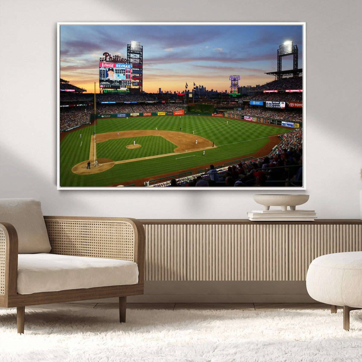 Citizens Bank Park Philadelphia Phillies Wall Art Canvas |