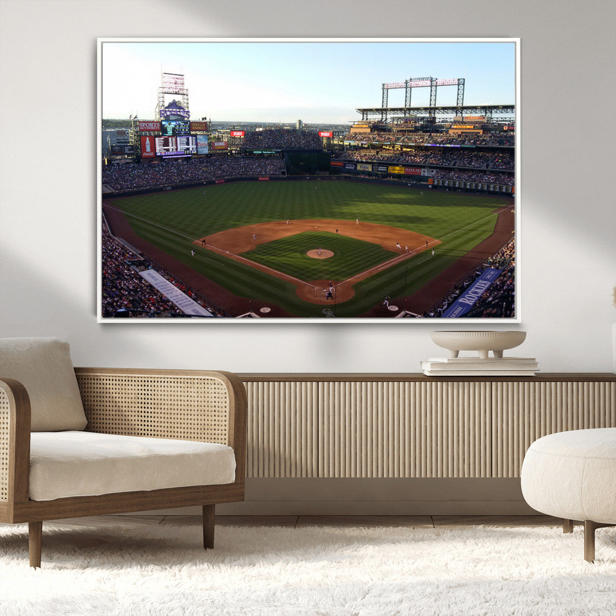 Colorado Rockies Coors Field Wall Art Canvas Print - MLB