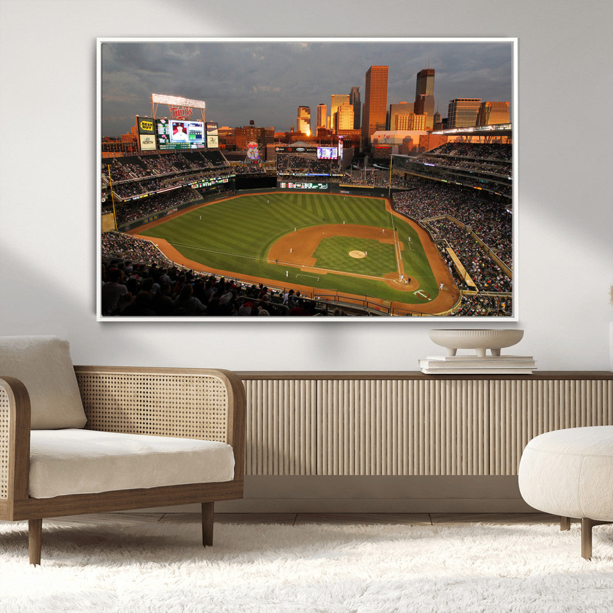 Minnesota Twins Baseball Team Print - Minneapolis Target