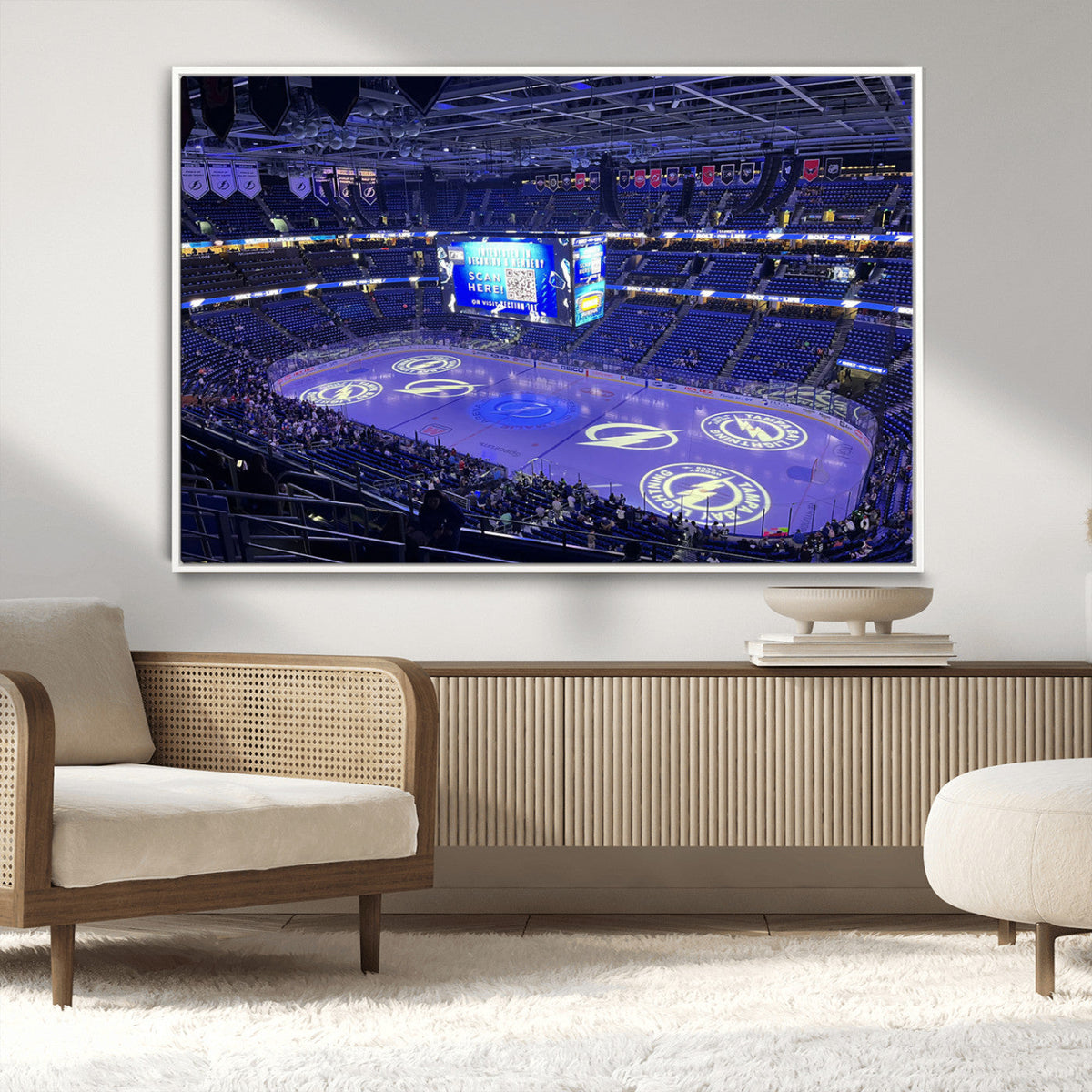 Amalie Arena Florida Wall Art Canvas Print - NHL Hockey