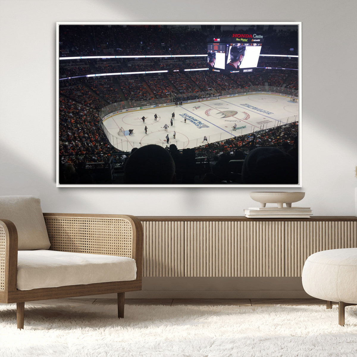 Honda Center California Anaheim Ducks Hockey Stadium Wall