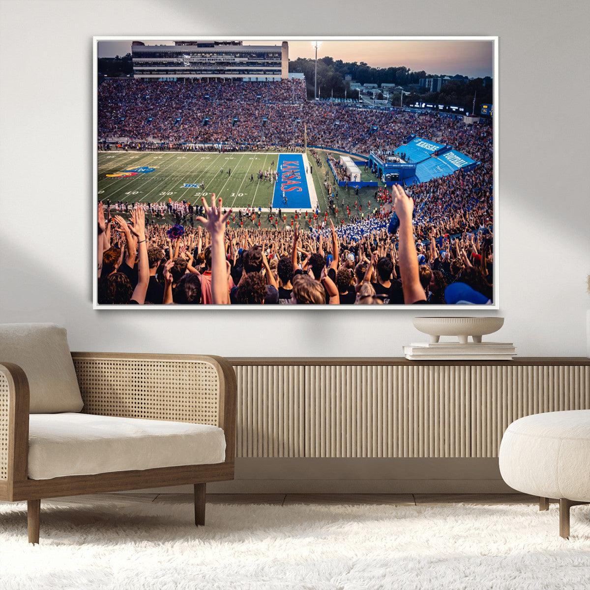 University of Kansas Jayhawks Football Team Art Print -