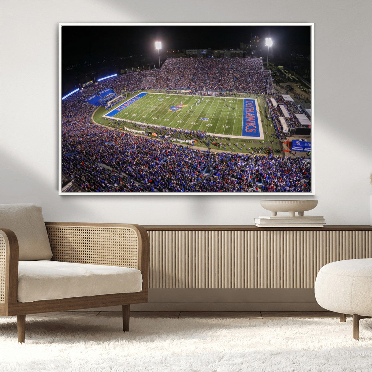 University of Kansas Jayhawks Football Team Print - Lawrence