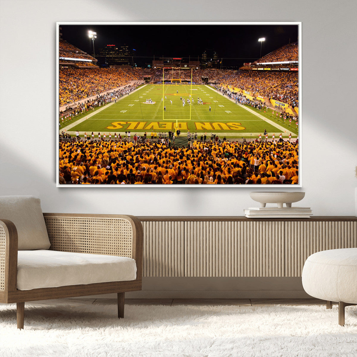 ASU Sun Devils Football Team Print - Phoenix Mountain