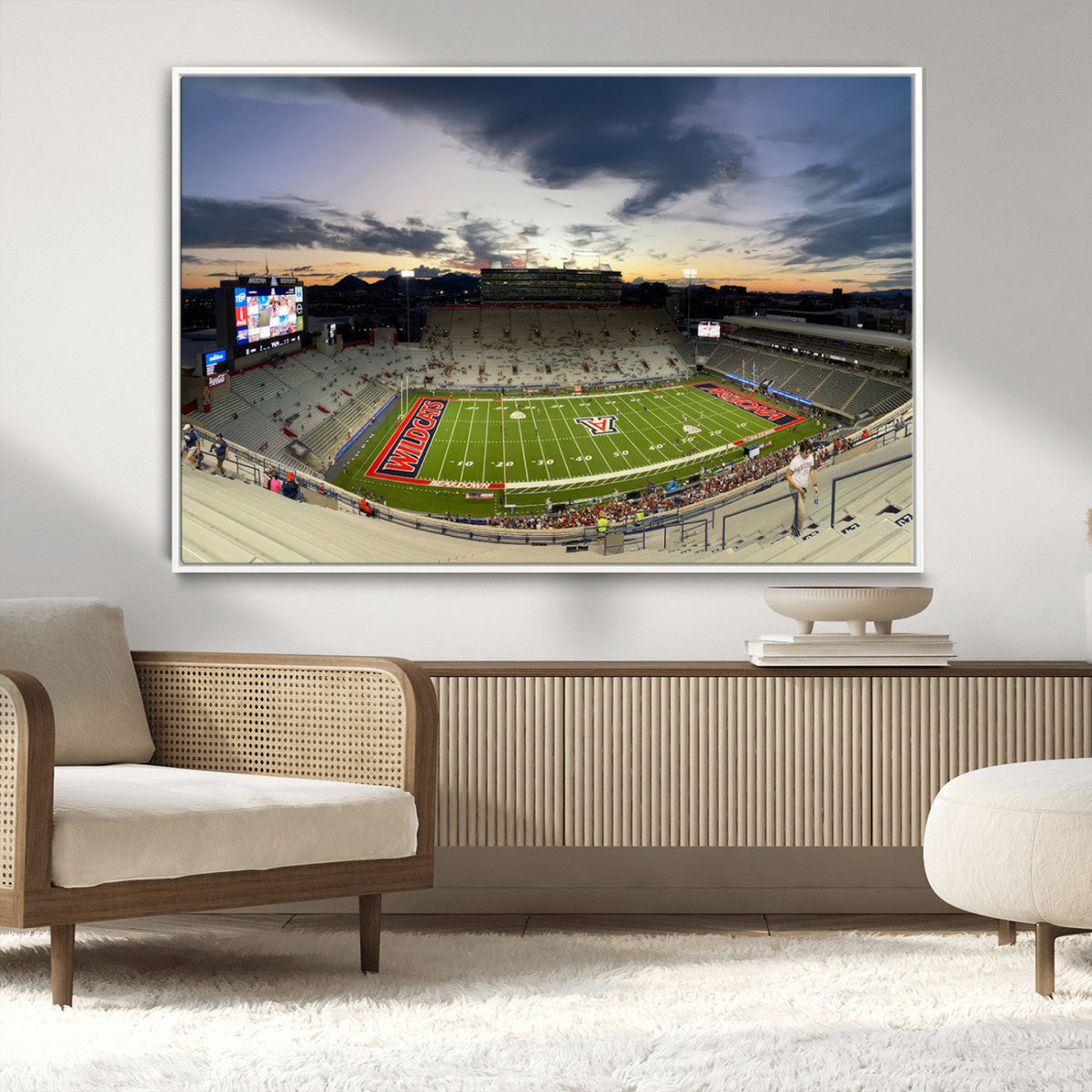 Arizona Wildcats Football Team Print - Tucson Arizona