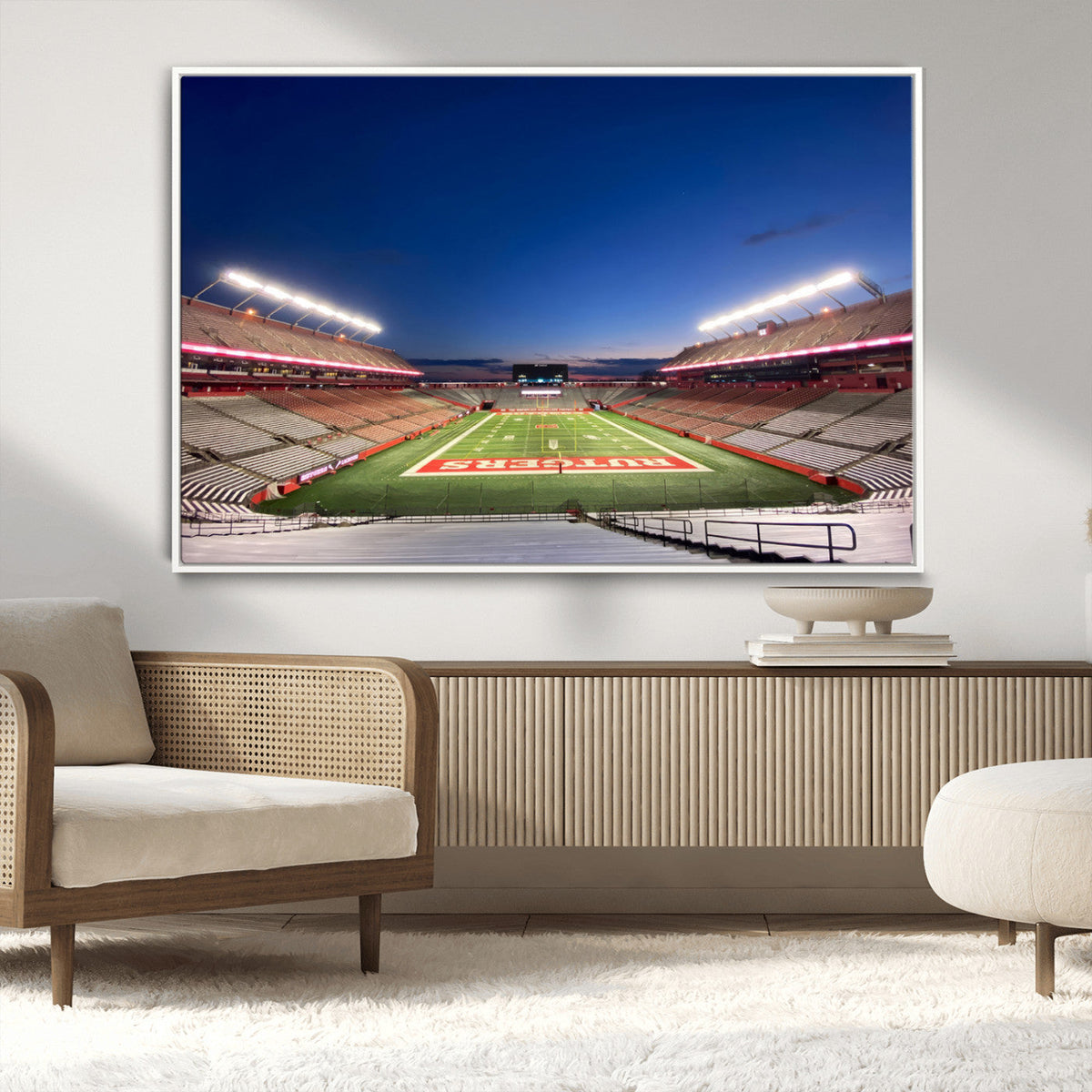 Rutgers Scarlet Knights Football Team Print - Piscataway SHI