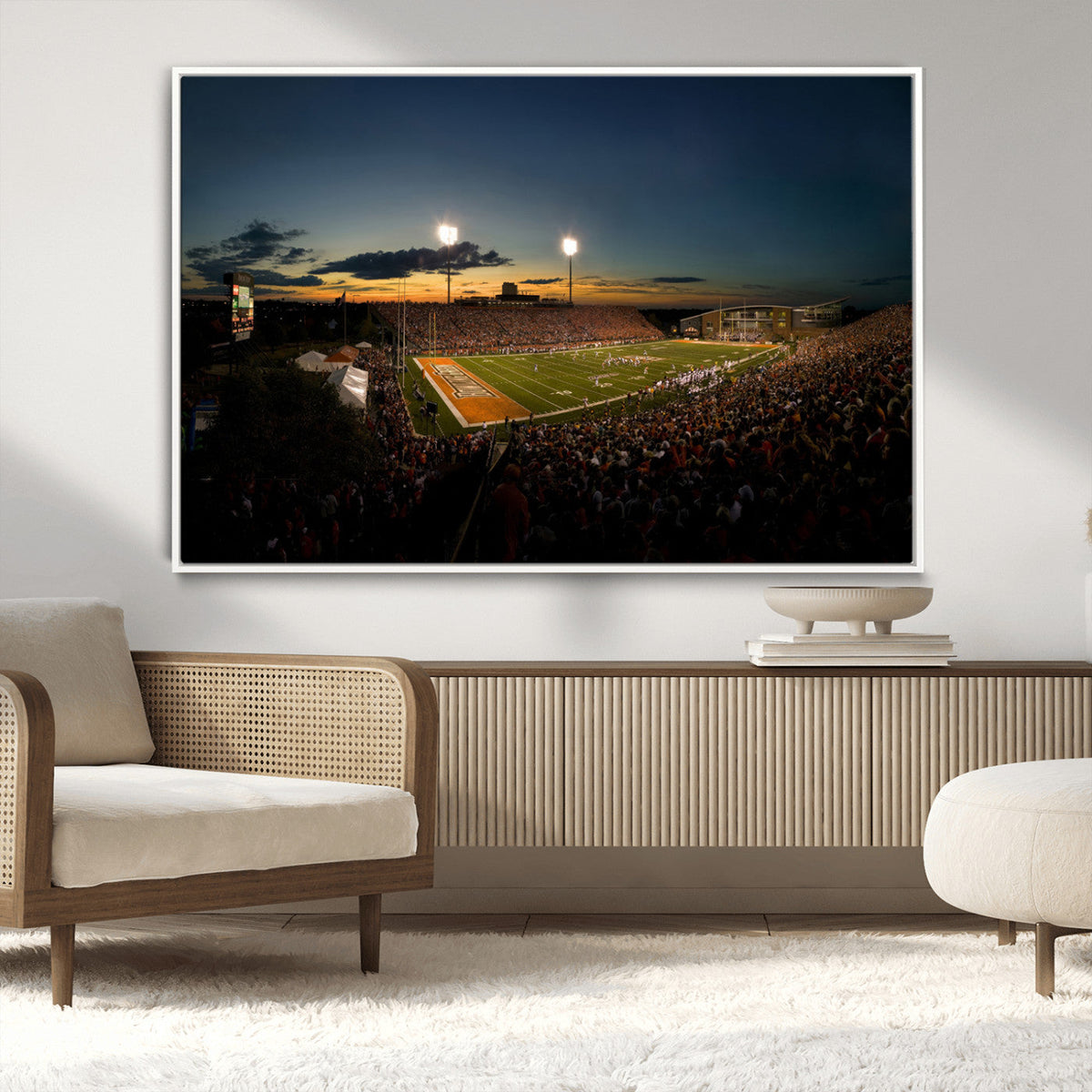 Ball State Cardinals Football Team Print - Muncie Scheumann