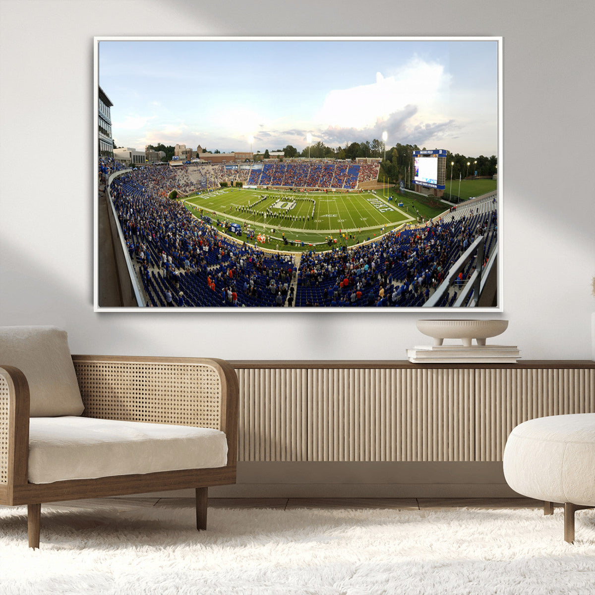 The Duke University Blue Devils Football Team Print - Durham
