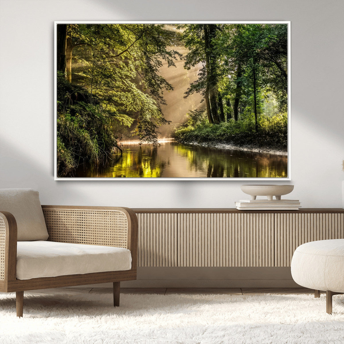 Forest Wall Art Print | River Landscape Wall Art | Perfect