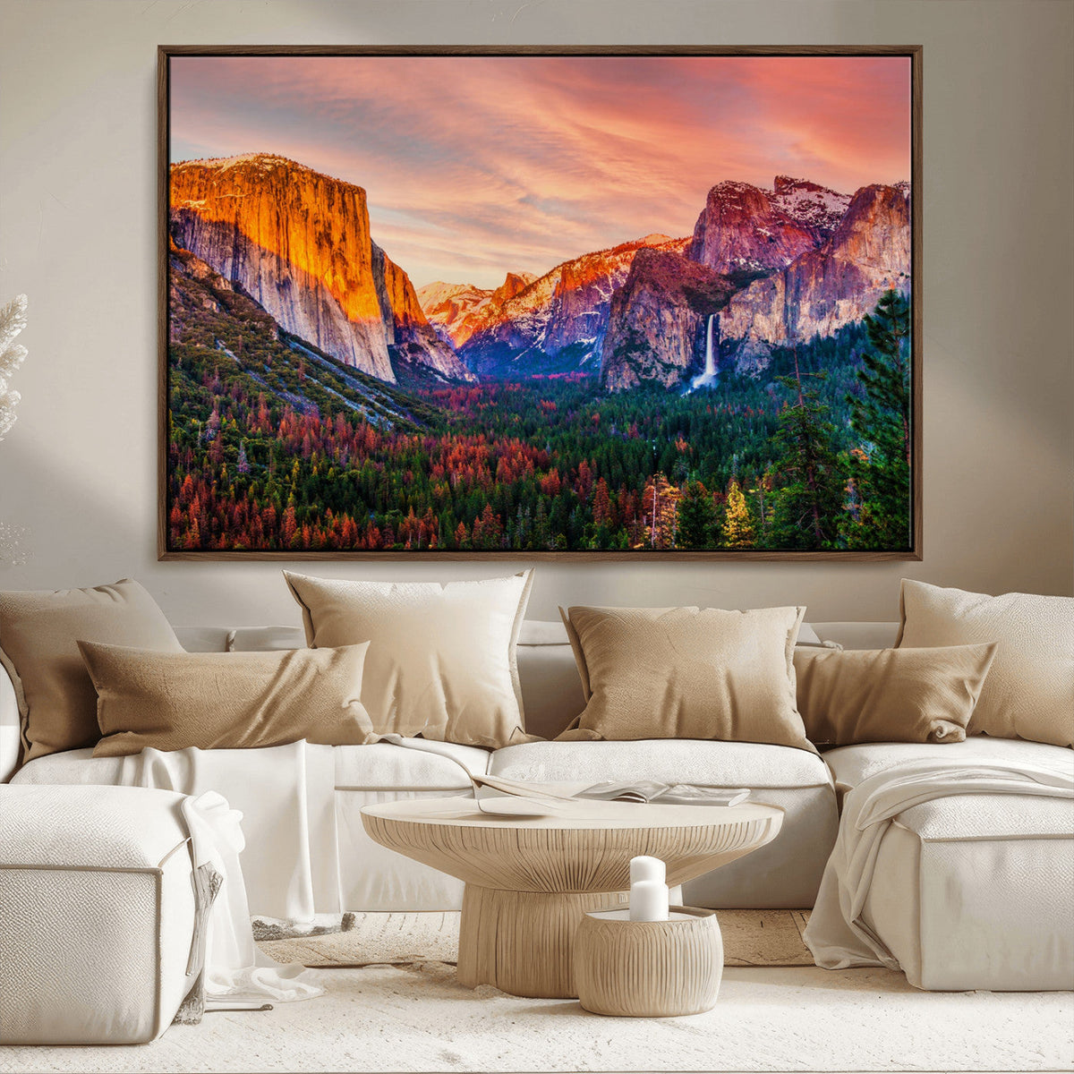 Yosemite Nal Park Wall Art Landscape Canvas Print El Capitan