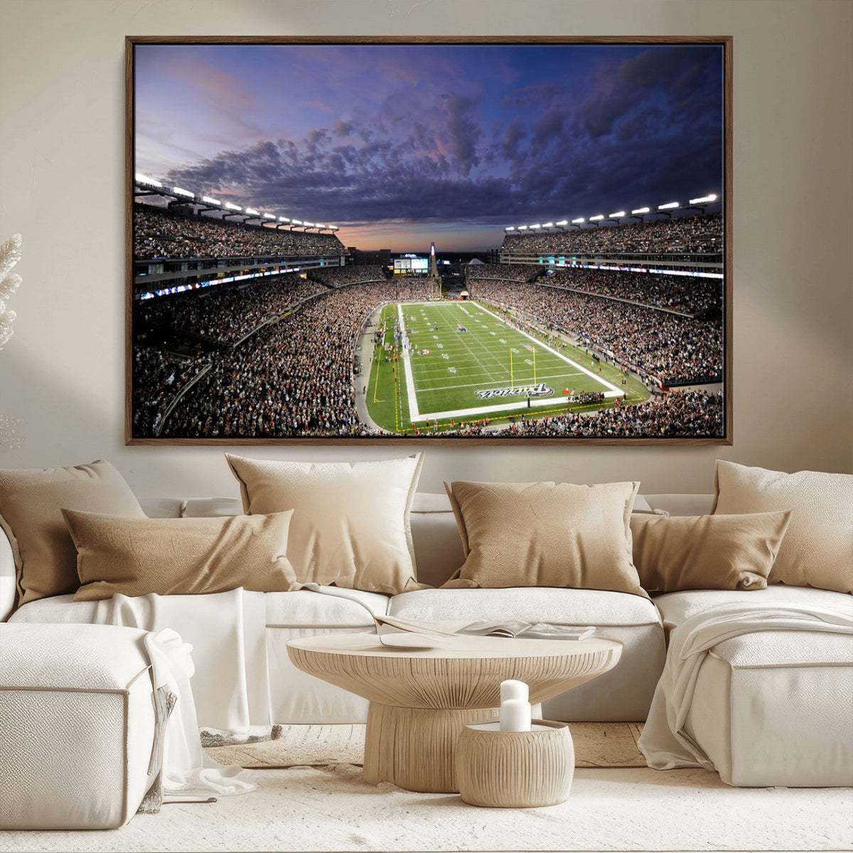 New England Patriots Football Team Print - Foxborough
