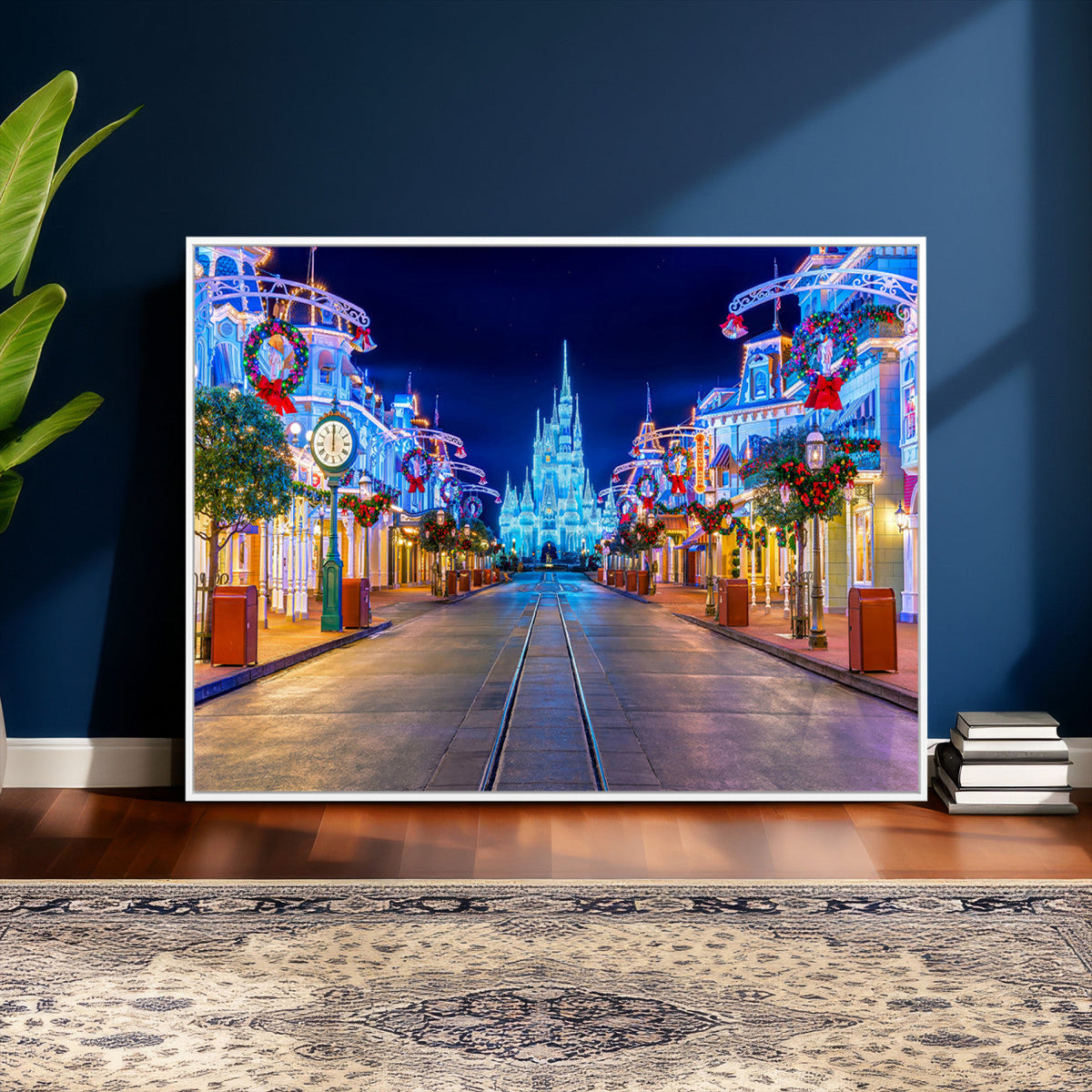 Disney Wall Art | Castle Large Wall Art Disney Magic Kingdom