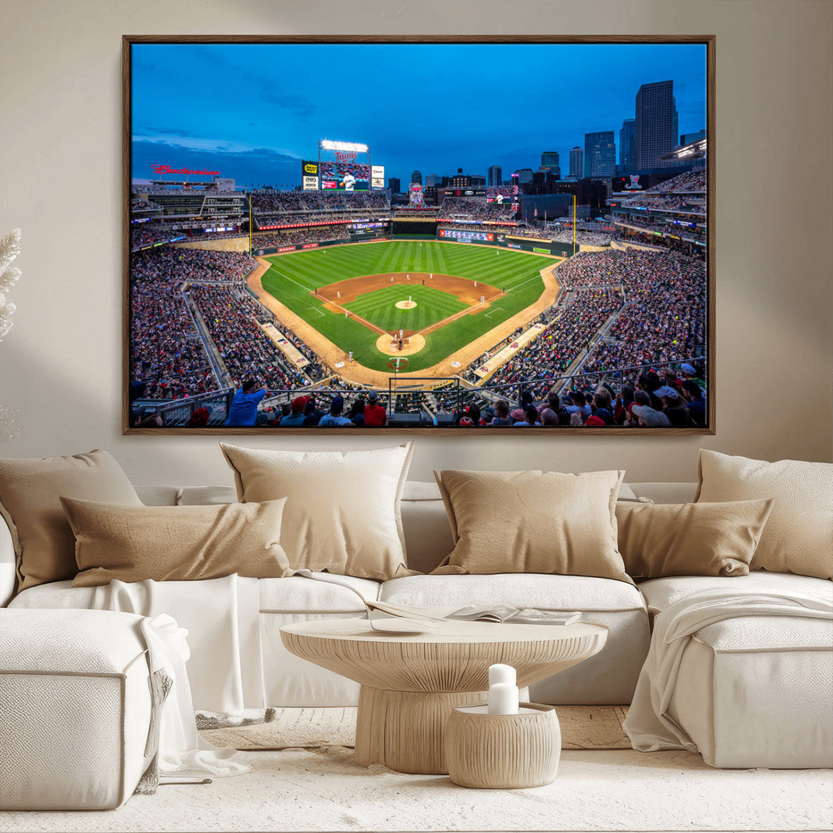 Target Field Stadium Wall Art Canvas Print – Minnesota Twins