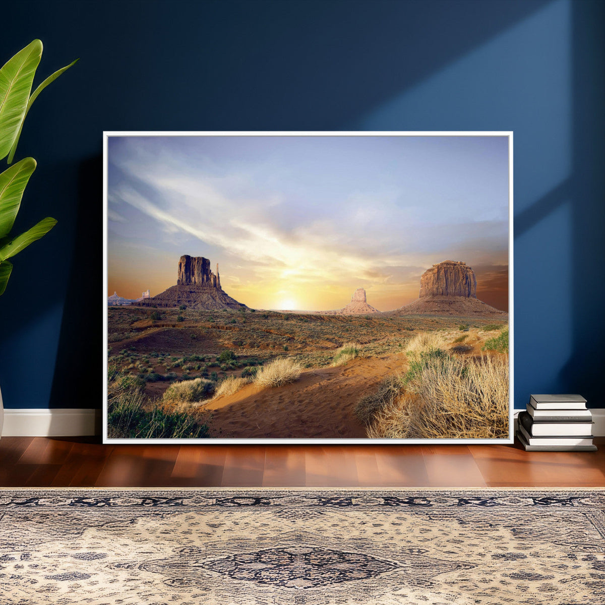 Monument Valley Desert Wall Art Canvas Print, Southwest