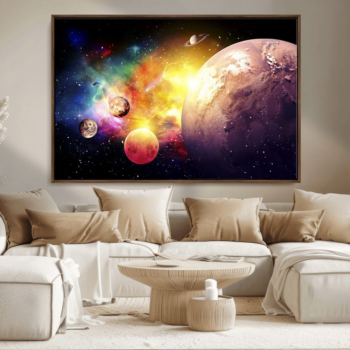 Space and Galaxy Canvas Print