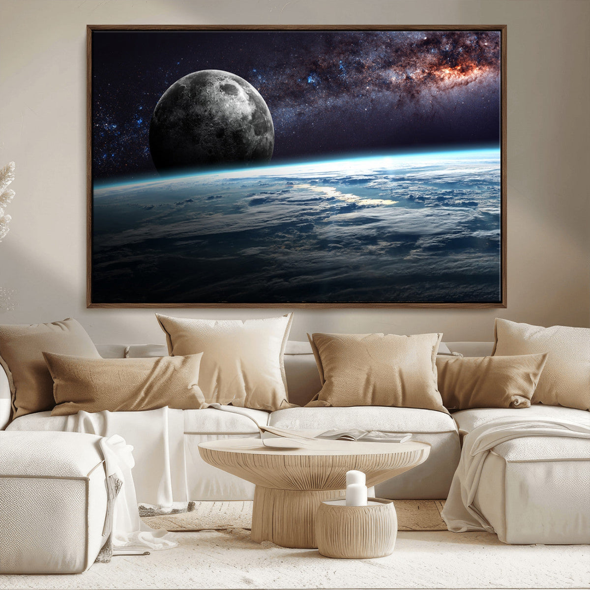 Space and Planet Canvas Print