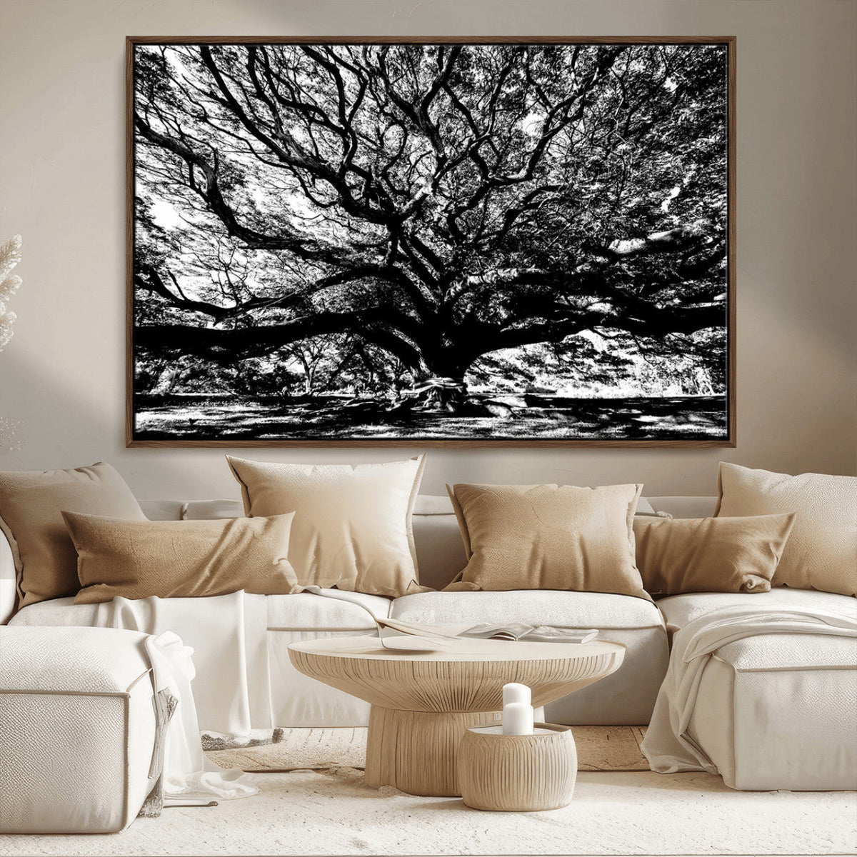 Mighty Angel Oak Wall Art | Angel Oak Tree Art Print