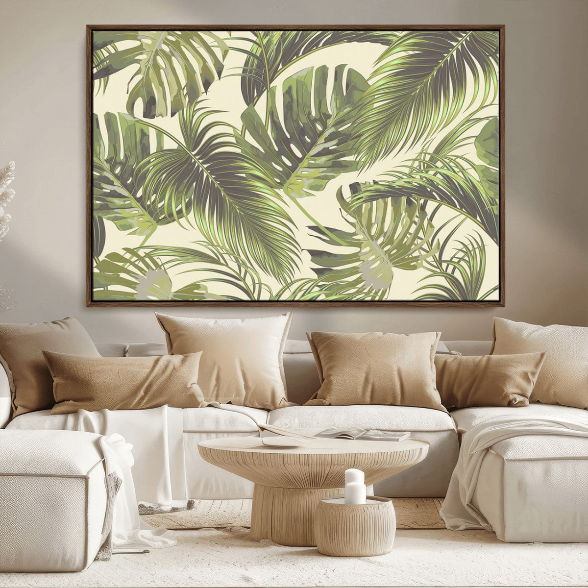 Palm Leaves Canvas Print
