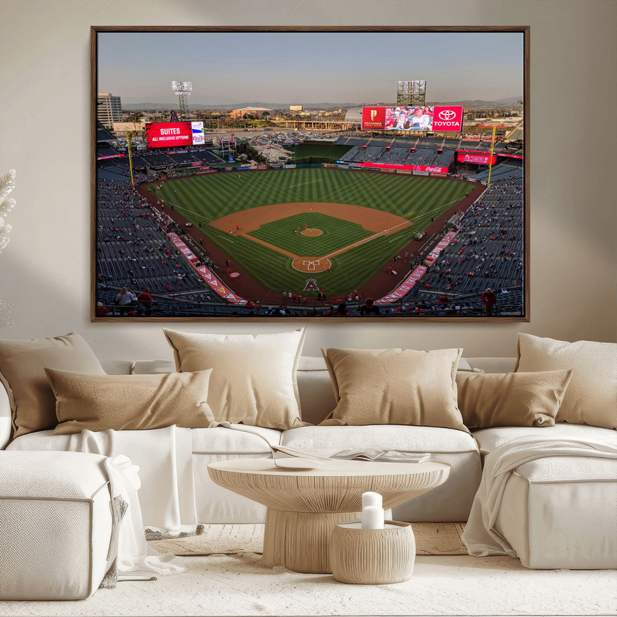 Los Angeles Angels Baseball Canvas Print - Anaheim Angel