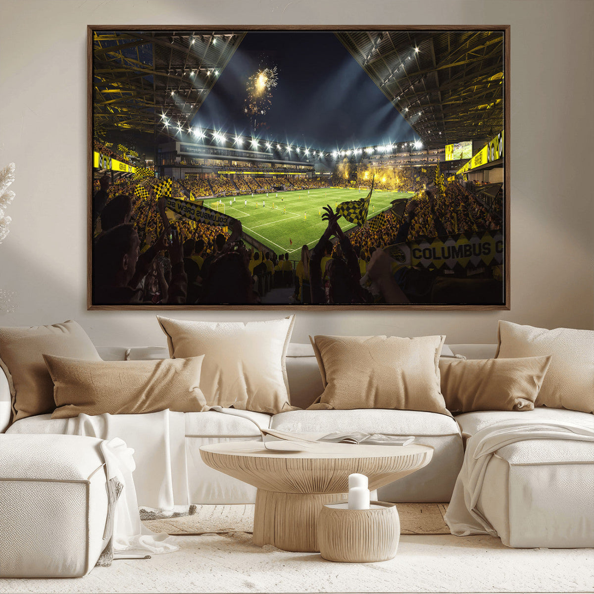 Columbus Crew Soccer Team Print - Columbus Crew Stadium Wall