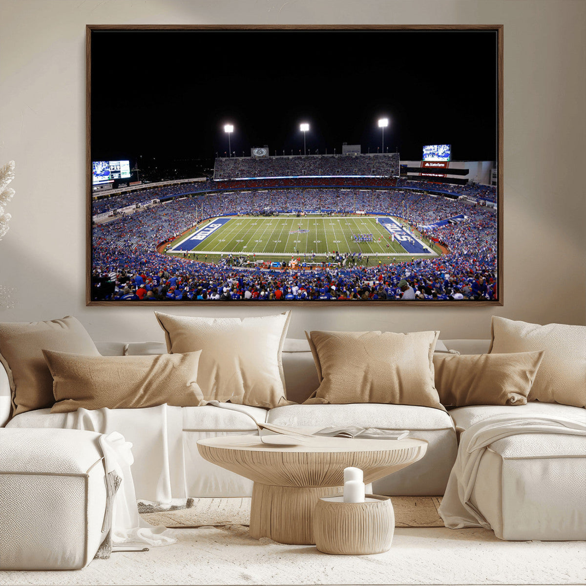 Buffalo Bills Wall Art - Buffalo Bills Stadium Canvas Print,