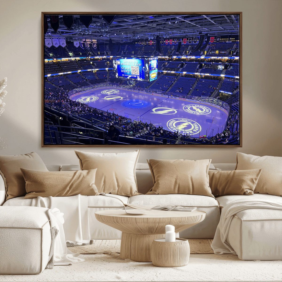 Amalie Arena Florida Wall Art Canvas Print - NHL Hockey