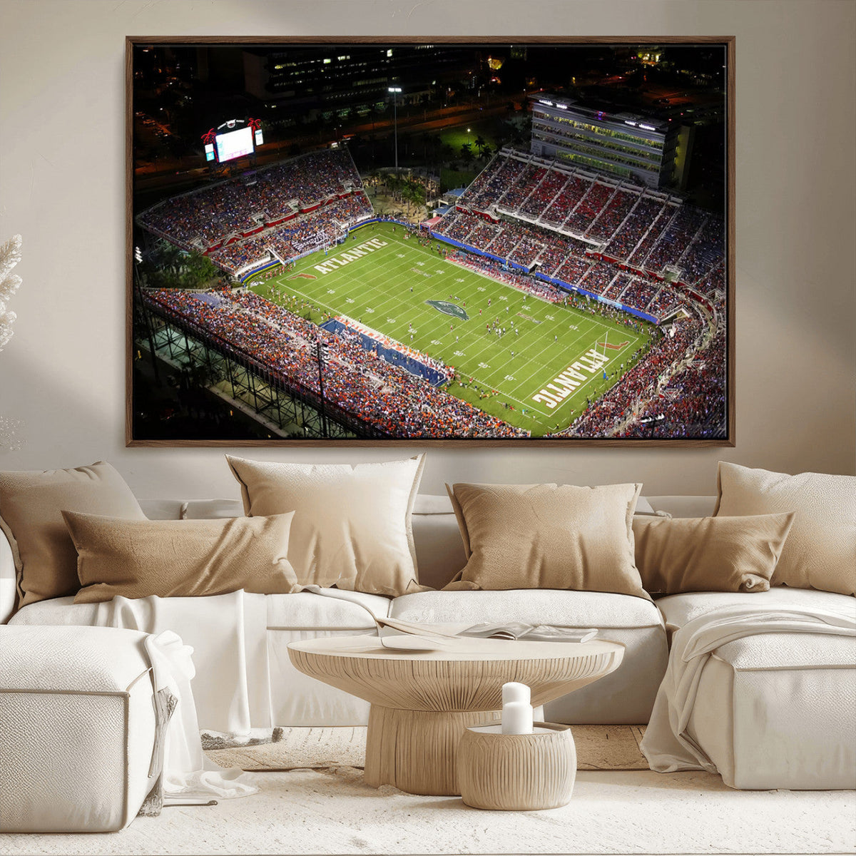 Florida Atlantic University Owls Canvas Print, Football Team