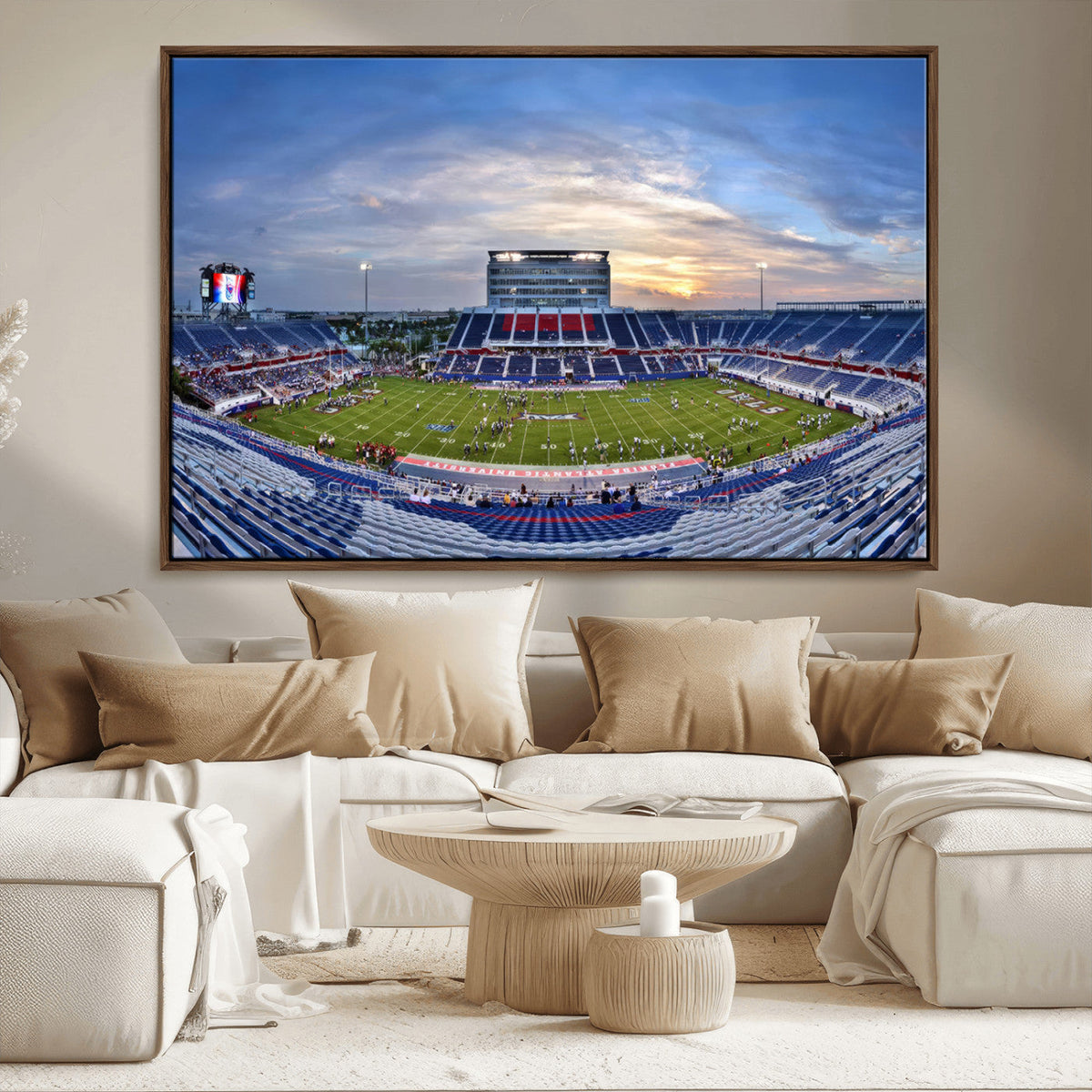 Florida Atlantic University Owls Football Team Print - Boca