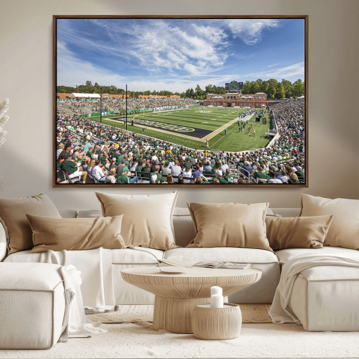University of Charlotte 49ers Football Team Print -