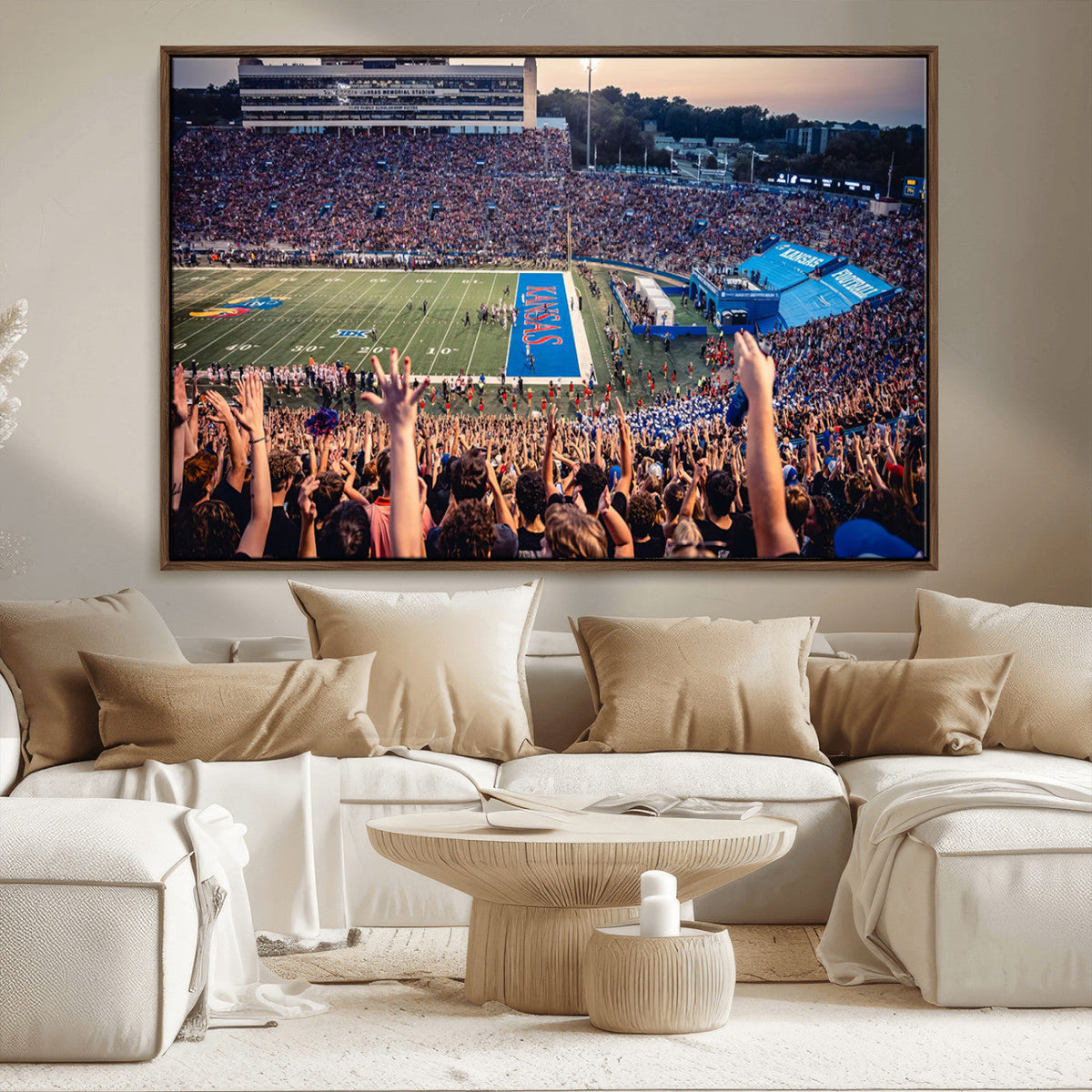 University of Kansas Jayhawks Football Team Art Print -