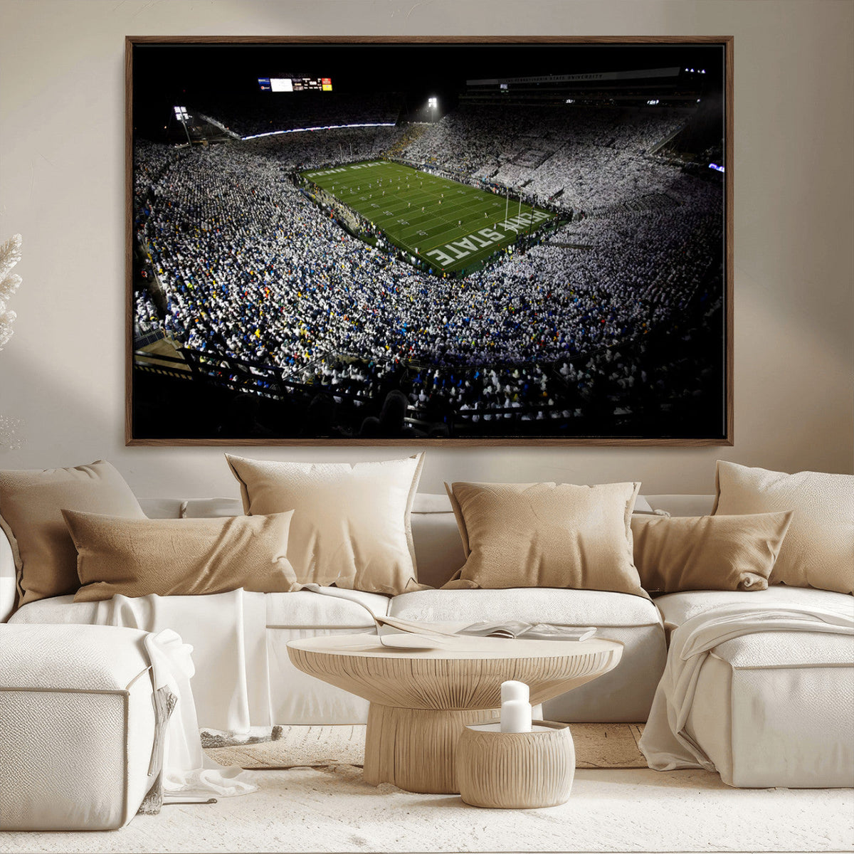 Penn State Football Stadium Wall Art - Beaver Stadium Canvas