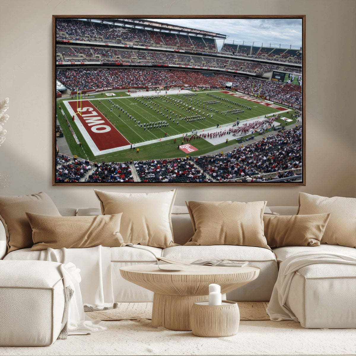 The Temple University Owls Athletics Team Print -