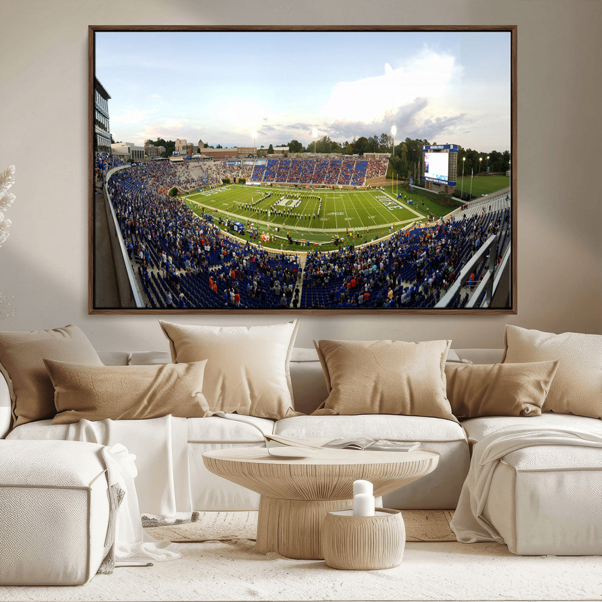 The Duke University Blue Devils Football Team Print - Durham