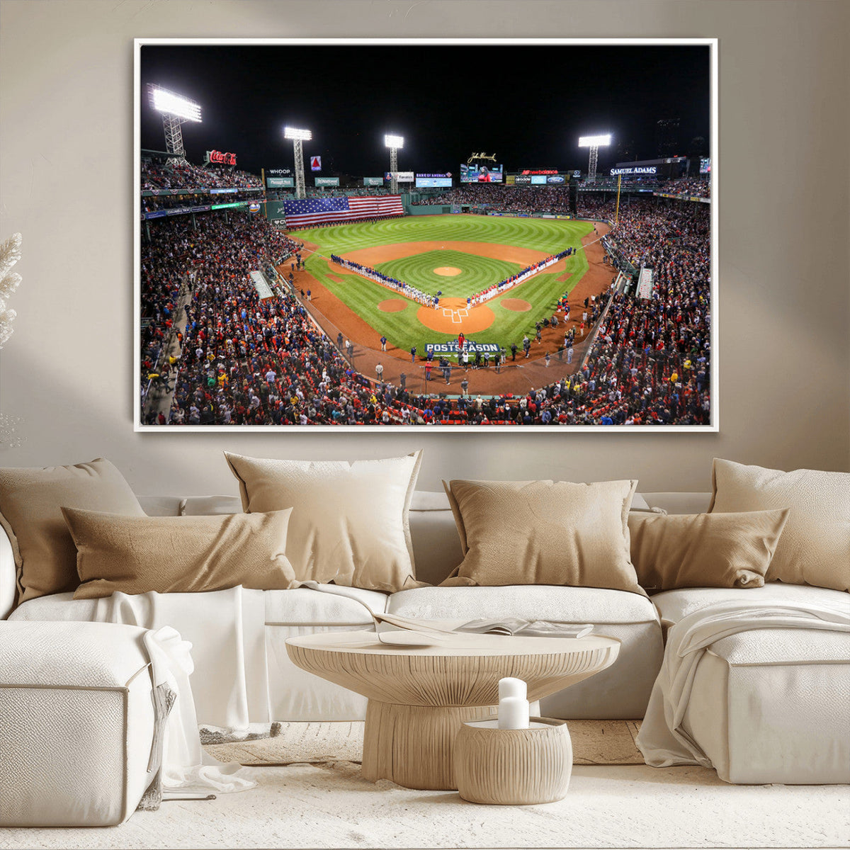 Fenway Park Wall Art Canvas Print | Large Baseball Stadium