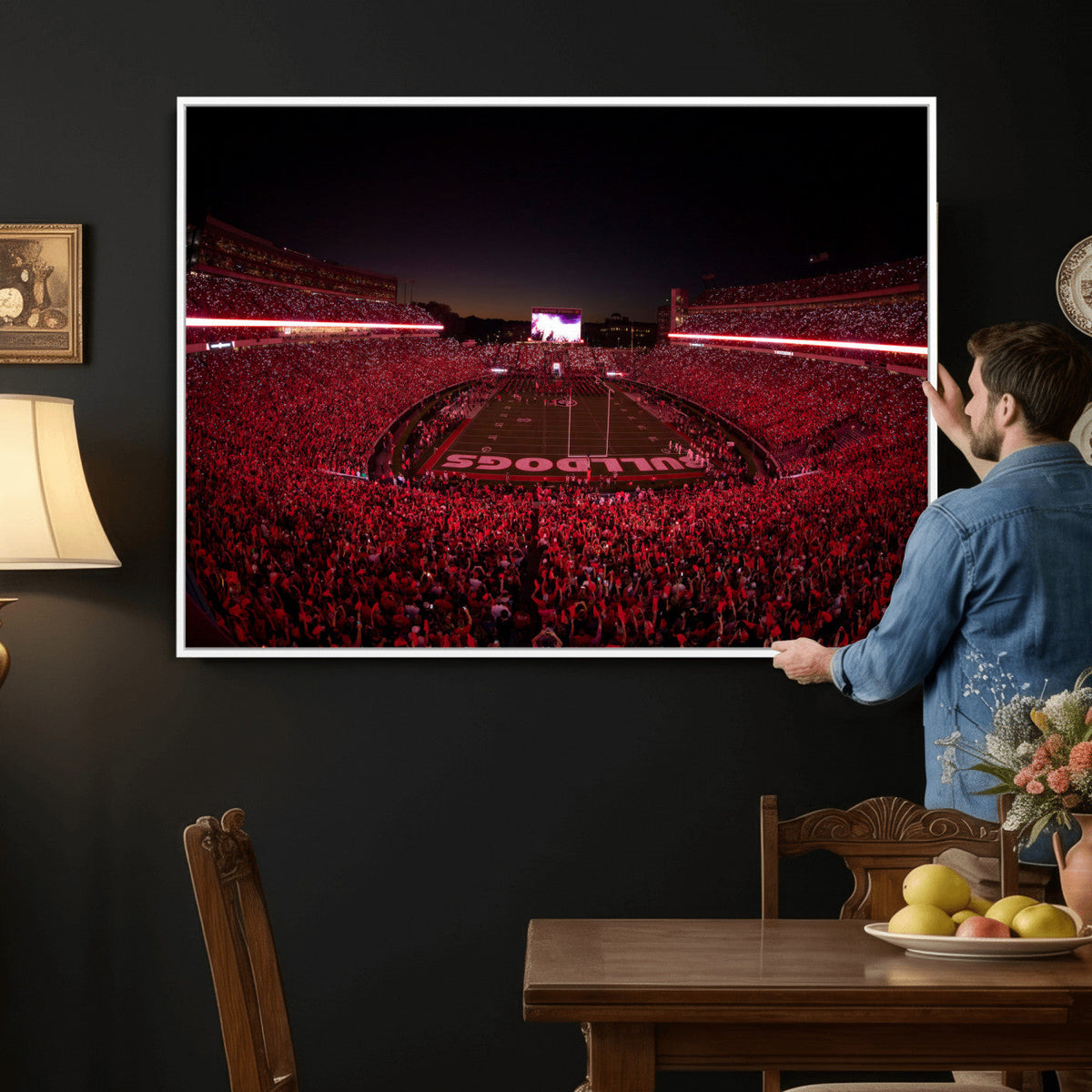 Sanford Stadium Wall Art Canvas Print – Georgia Bulldogs