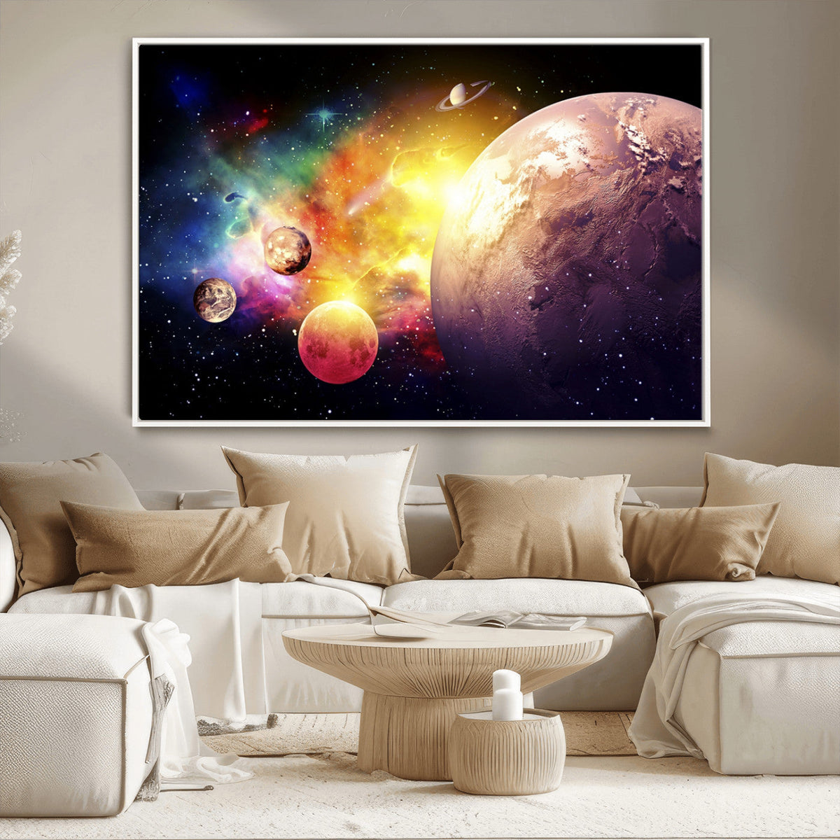 Space and Galaxy Canvas Print