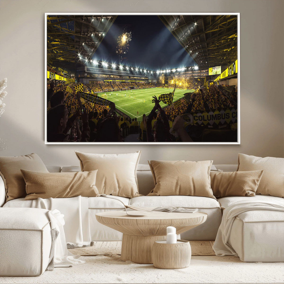 Columbus Crew Soccer Team Print - Columbus Crew Stadium Wall