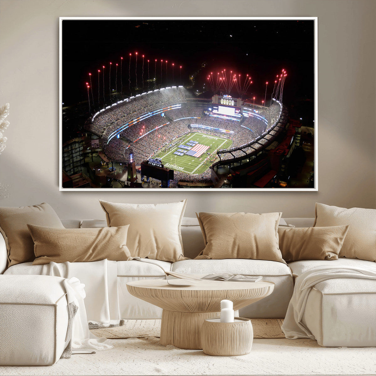 New England Patriots Team Print Wall Art- Foxborough