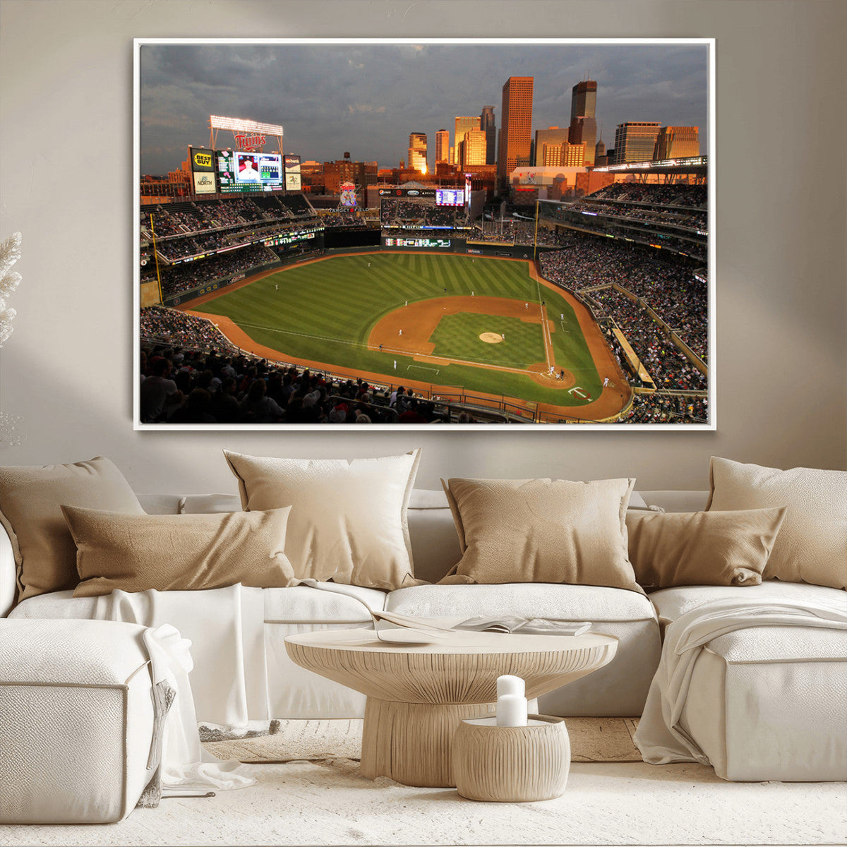 Minnesota Twins Baseball Team Print - Minneapolis Target