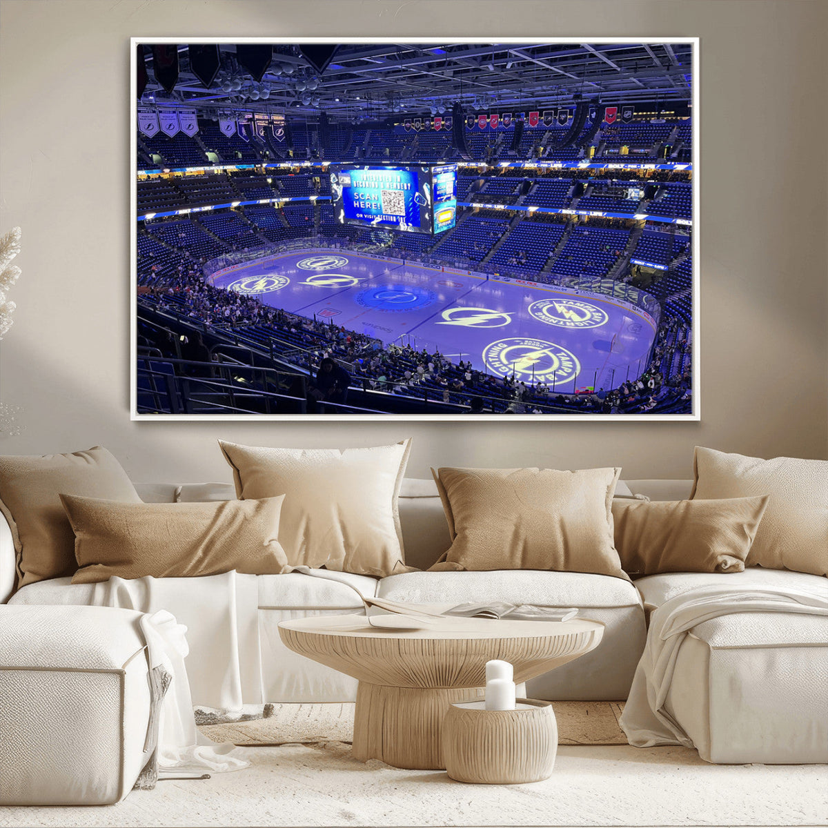 Amalie Arena Florida Wall Art Canvas Print - NHL Hockey