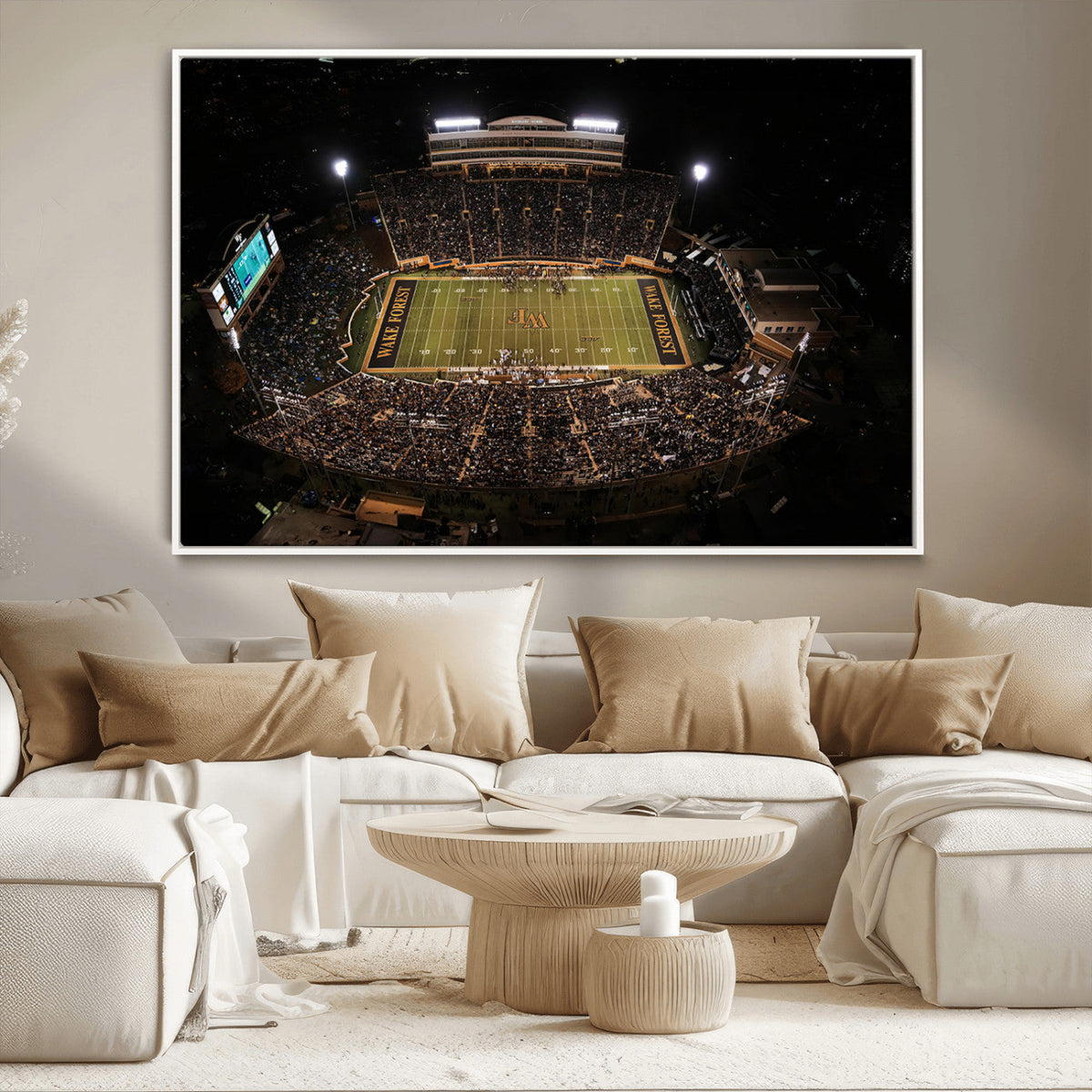 Wake Forest University Demon Deacons Canvas Printi, Football