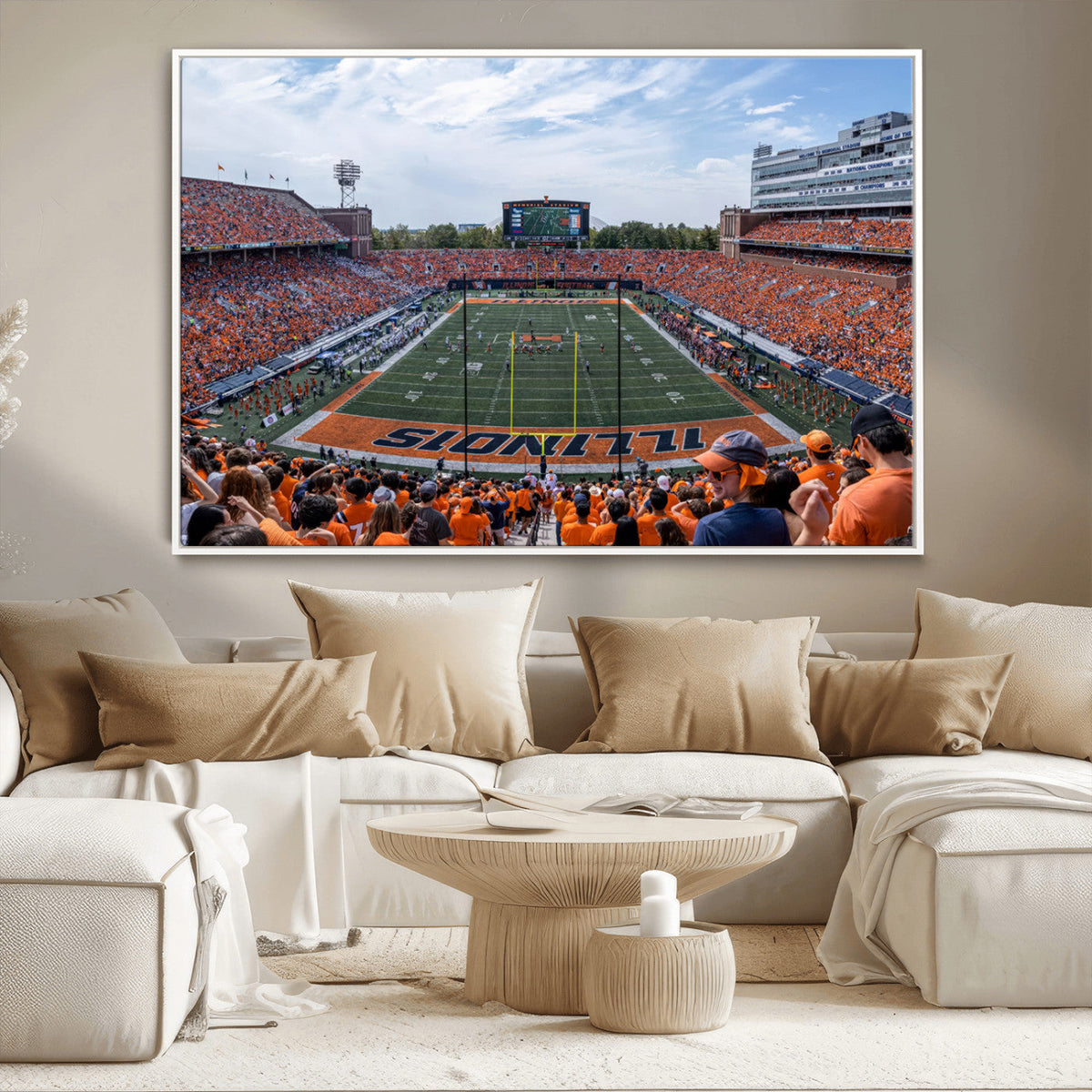 University of Illinois Fighting Illini Football Team Print