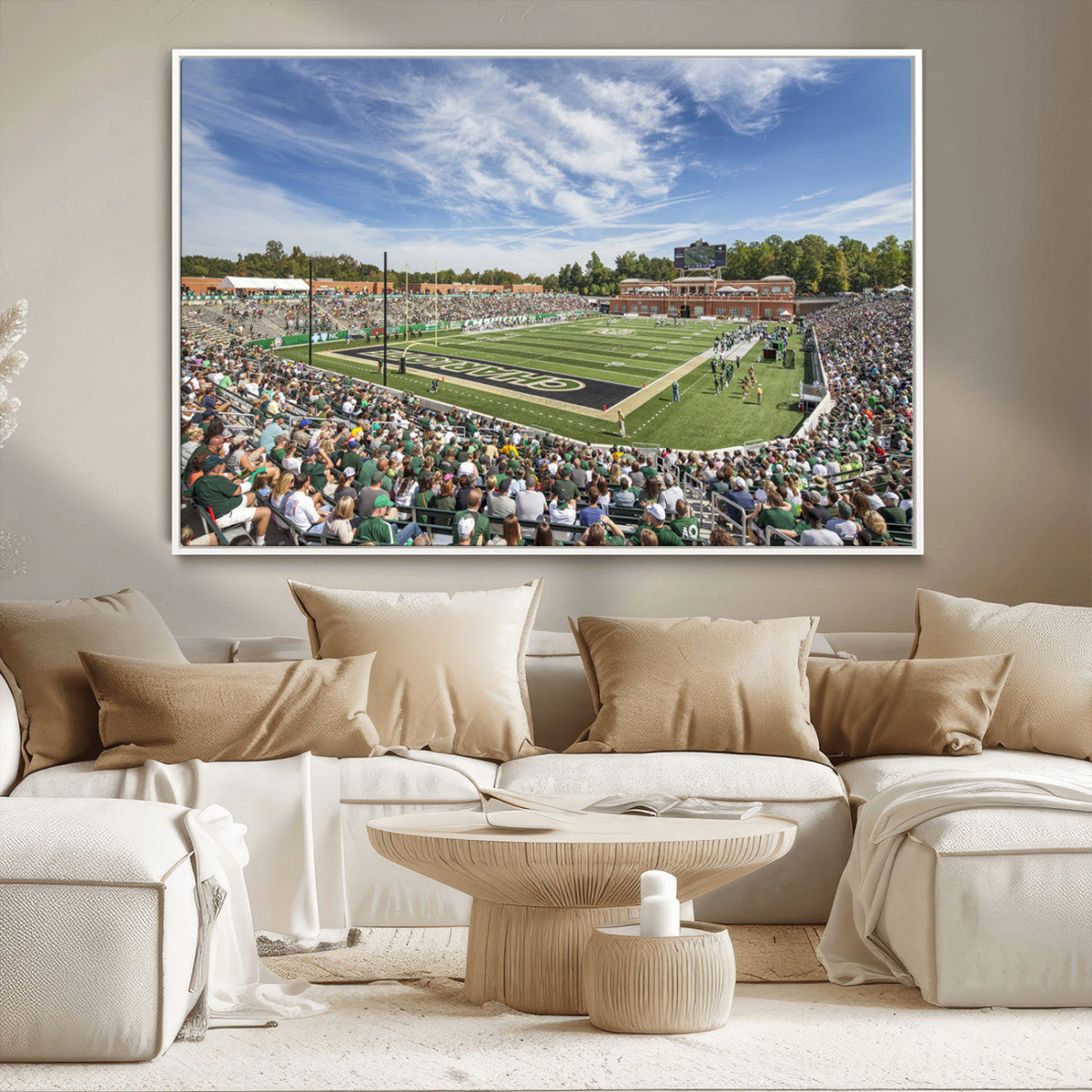 University of Charlotte 49ers Football Team Print -