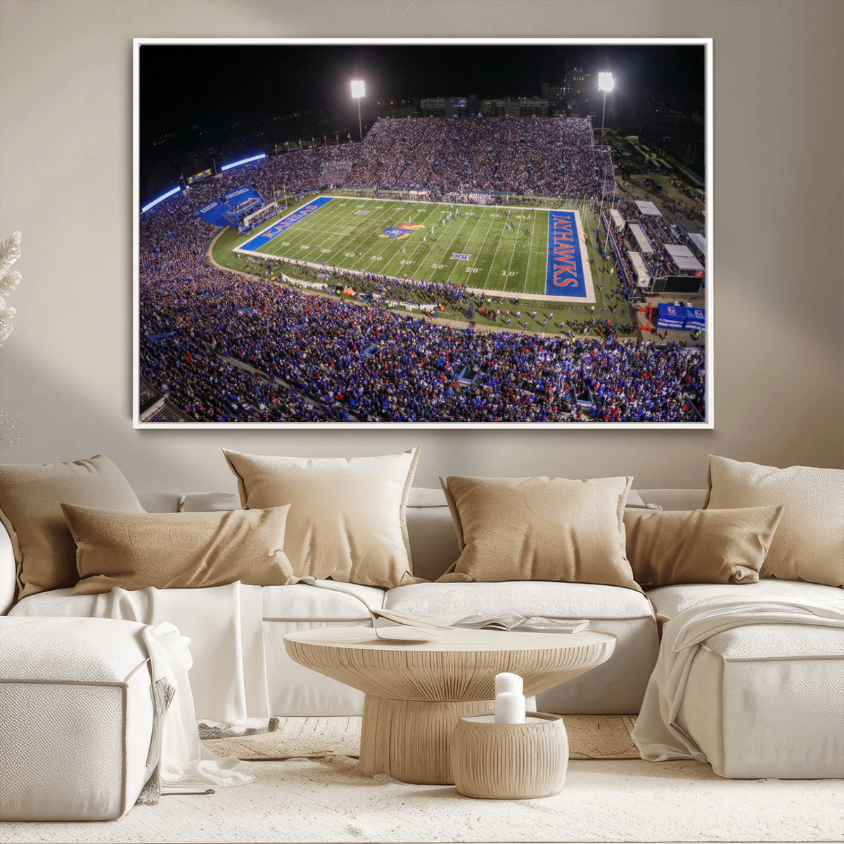 University of Kansas Jayhawks Football Team Print - Lawrence