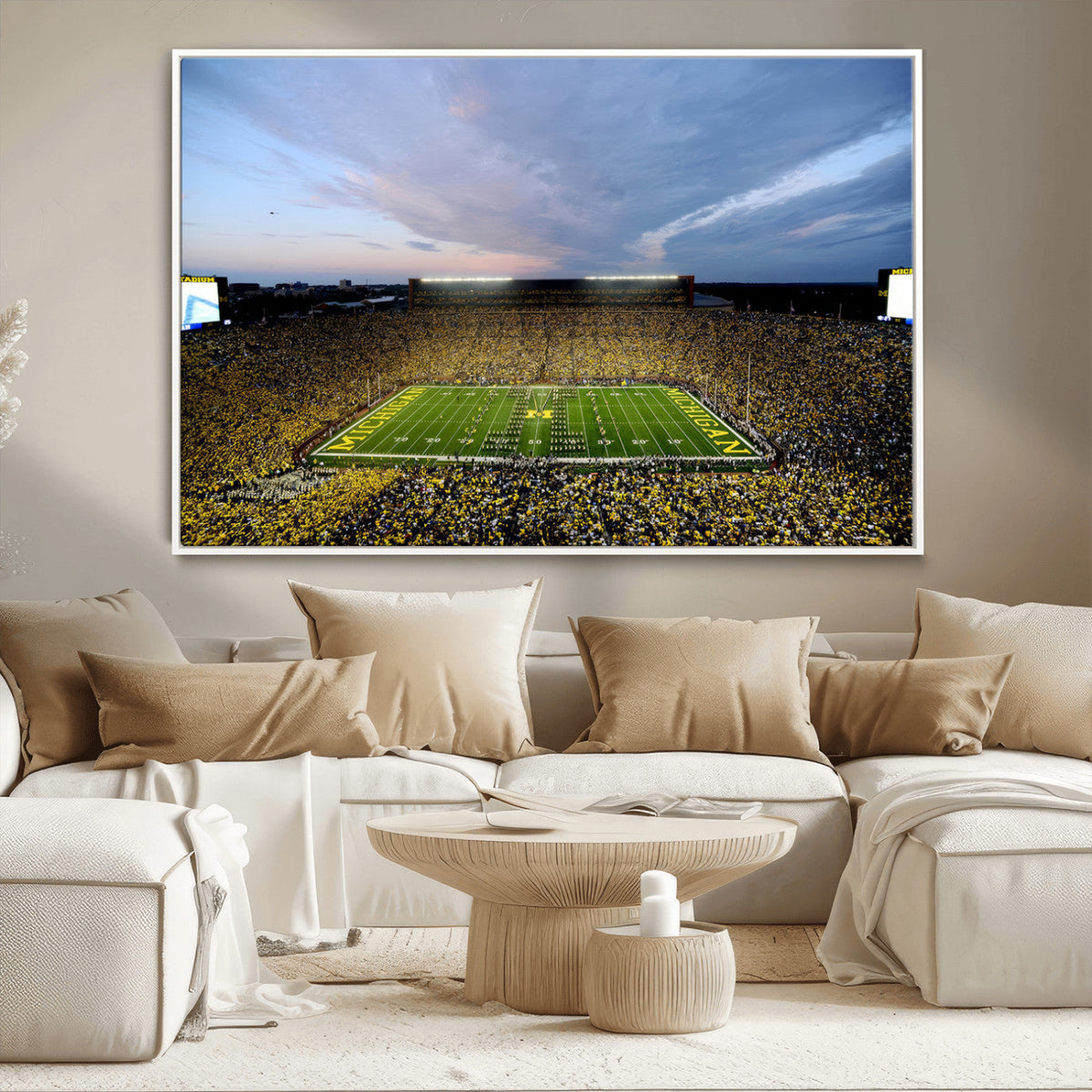 University of Michigan Wolverines Football Team Print - Ann