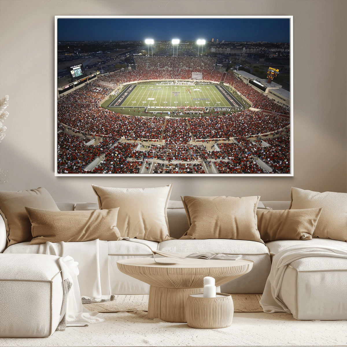 Texas Tech Red Raiders Football Team Print - Lubbock Jones