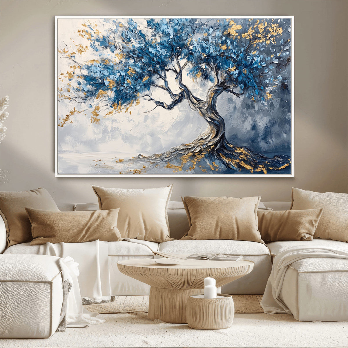 Abstract Tree Painting Canvas Wall Art | Tree of Life